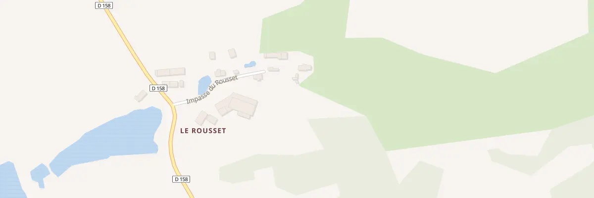 Plan du 5121 Le Rousset à Beaune-d’Allier