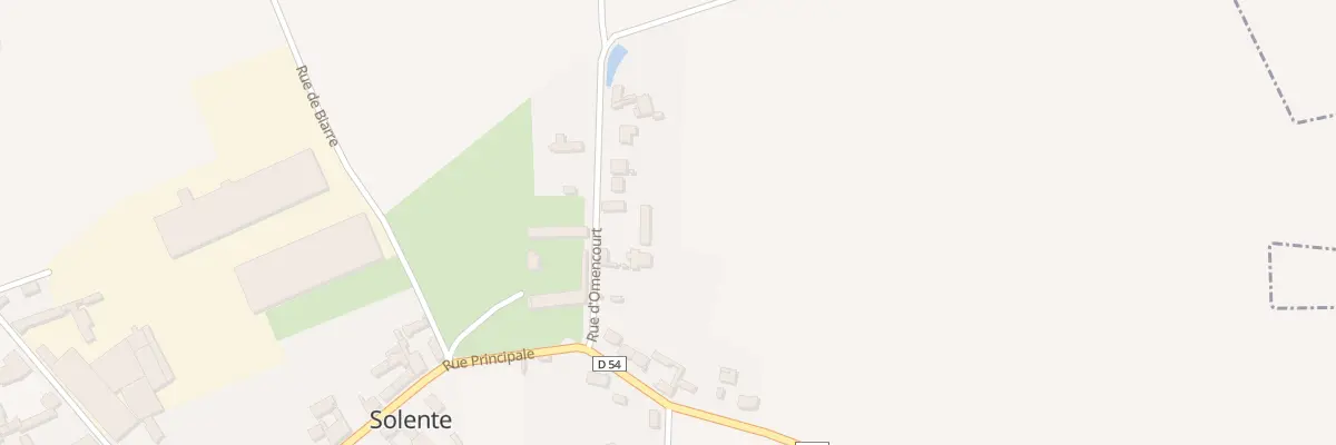 Plan du 2 Rue Principale à Solente