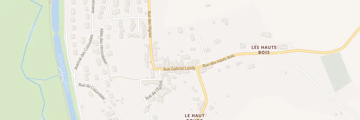 Plan du 11 Rue Gabriel Landy à Rogny-les-Sept-Écluses