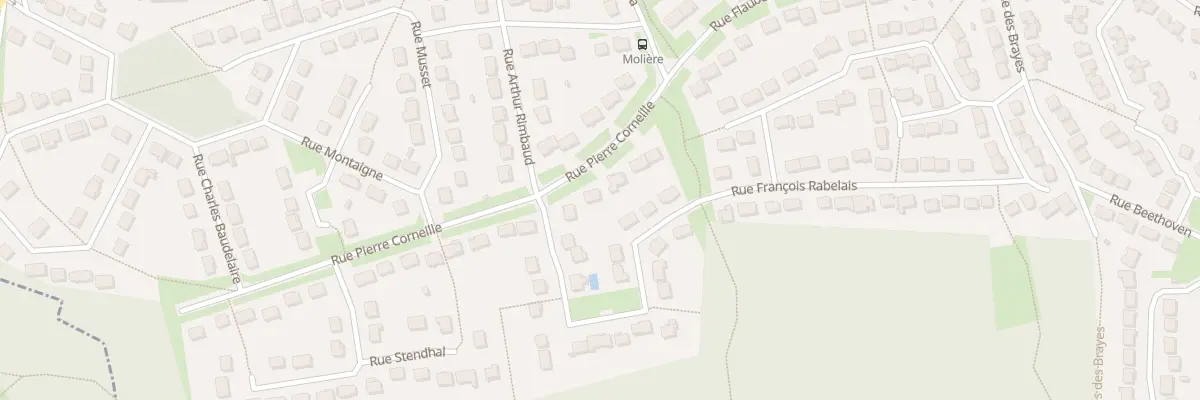 Plan du 7 Rue Corneille à Crépy-en-Valois