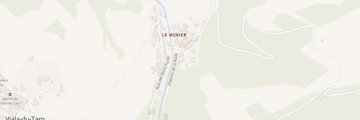 Plan du 111 Pl Saint Jacques à Viala-du-Tarn