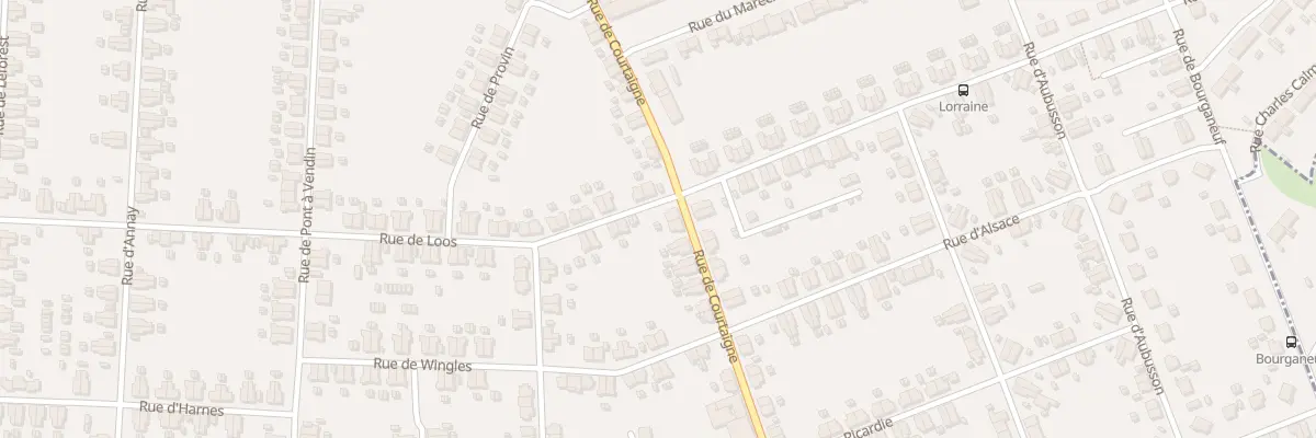 Plan du 845 Rue de Courtaigne à Noyelles-sous-Lens