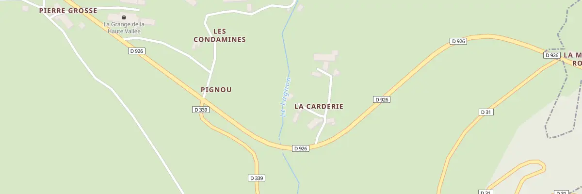 Plan du 6002 Pignou à Albepierre-Bredons