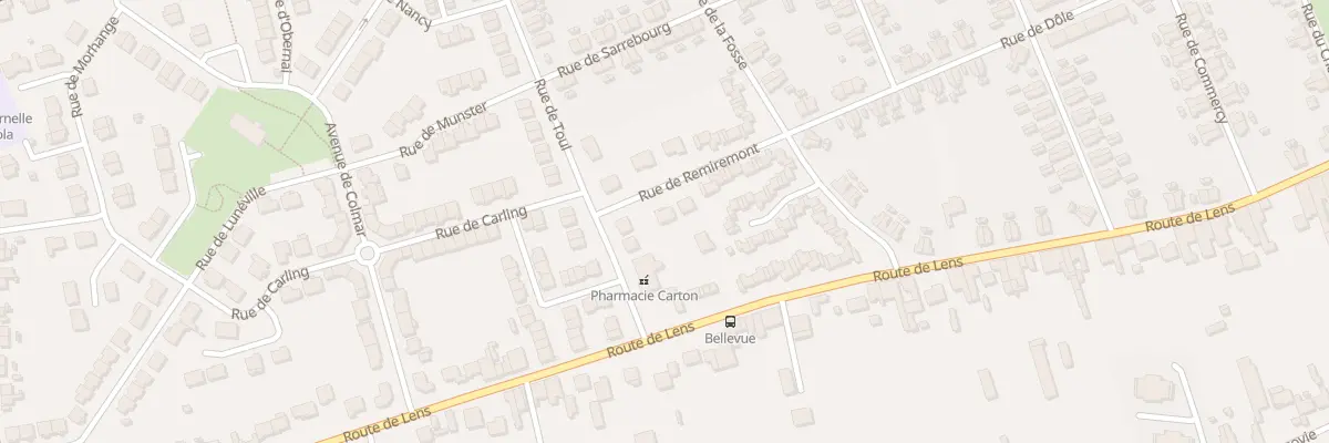 Plan du 13 Rue de Remiremont à Harnes