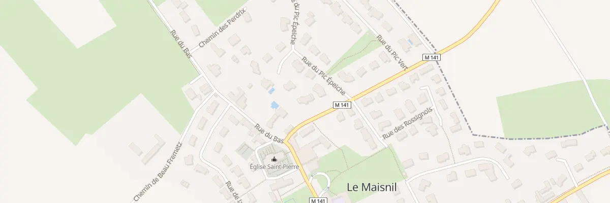 Plan du 6 Rue de la Fêterie au Maisnil