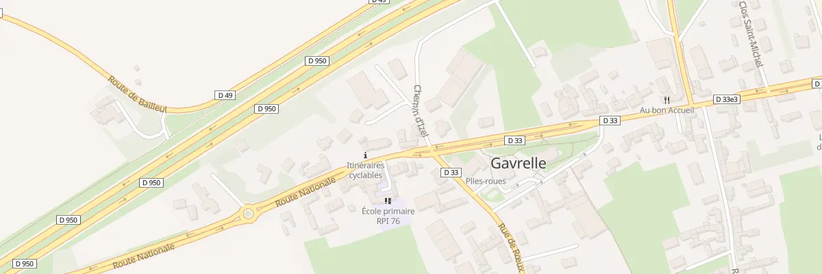 Plan du 6 Rte Nationale à Gavrelle