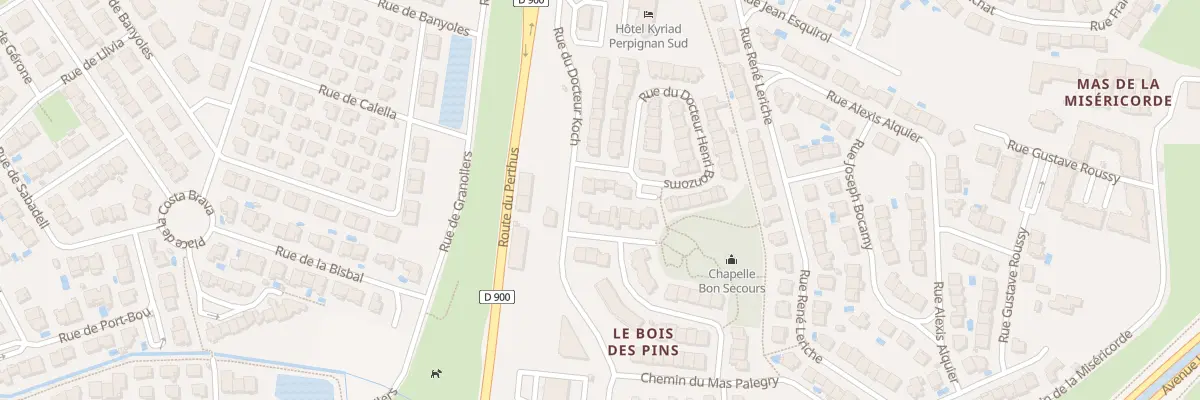 Plan du 4 Rue du Docteur Henri Bonzoms à Perpignan