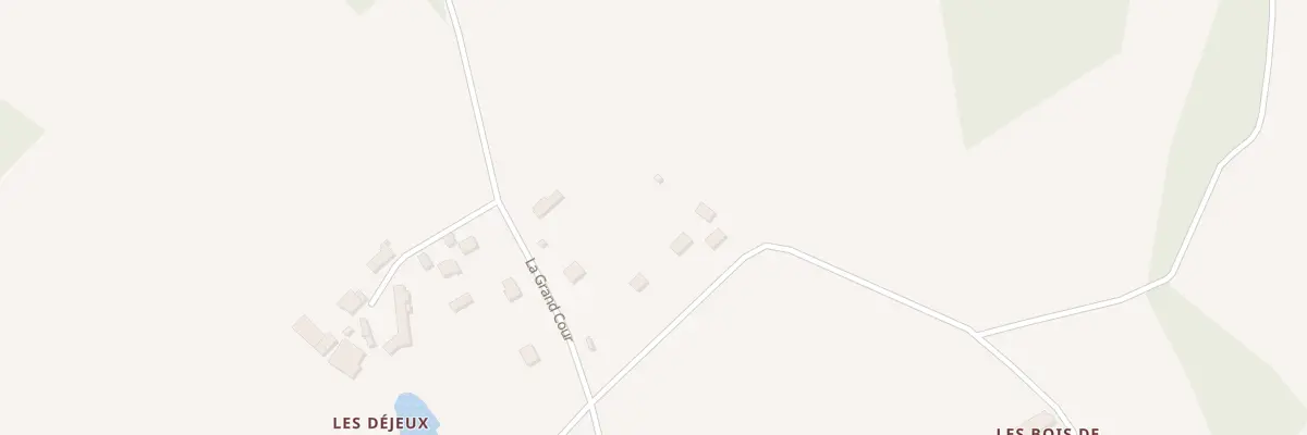 Plan du 5358 La Grand Cour à La Selle-sur-le-Bied