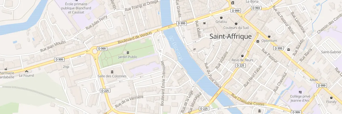 Plan du 3 Rue du Traupont à Saint-Affrique