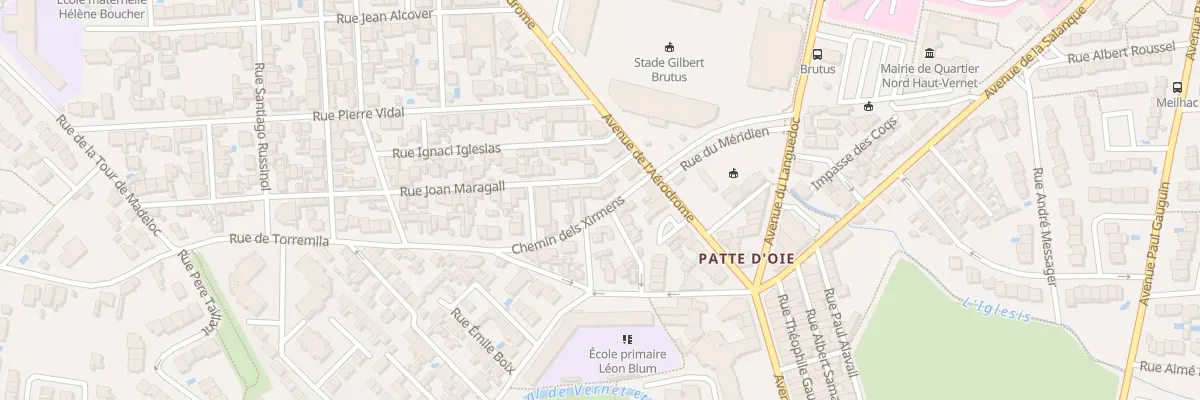 Plan du 5 Rue Joan Maragall à Perpignan