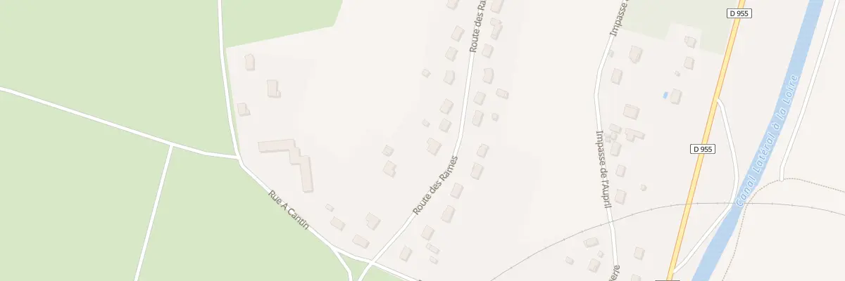 Plan du 7 Rte des Rames à Bannay