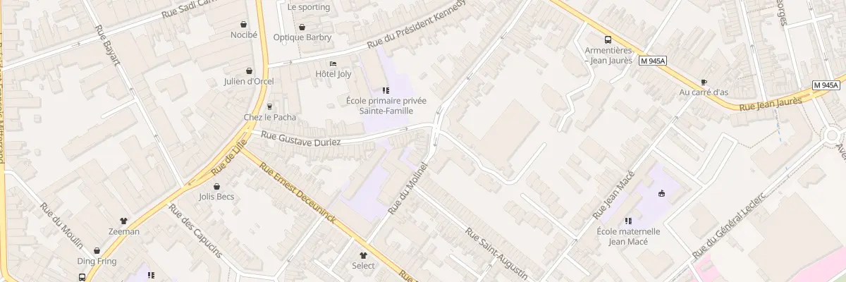 Plan du 19 Rue du Molinel à Armentières