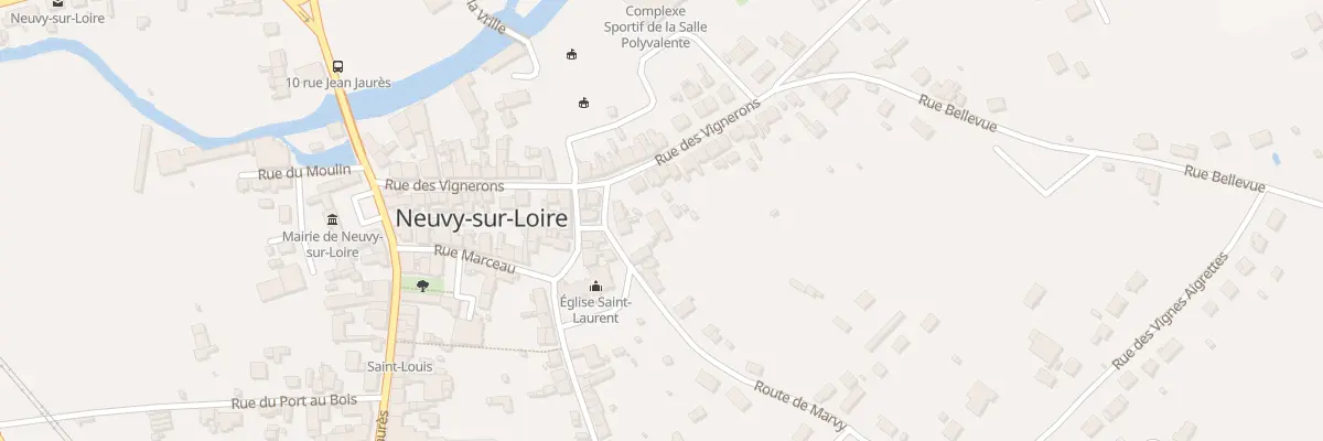 Plan du 32 Rue des Vignerons à Neuvy-sur-Loire
