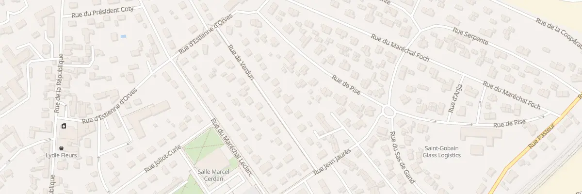 Plan du 12 Rue de Verdun à Thourotte