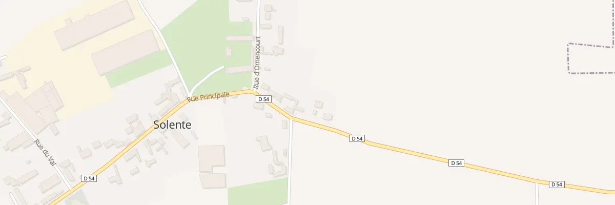 Plan du 4 Rue Principale à Solente