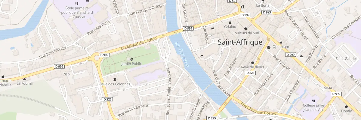 Plan du 5 Rue du Traupont à Saint-Affrique