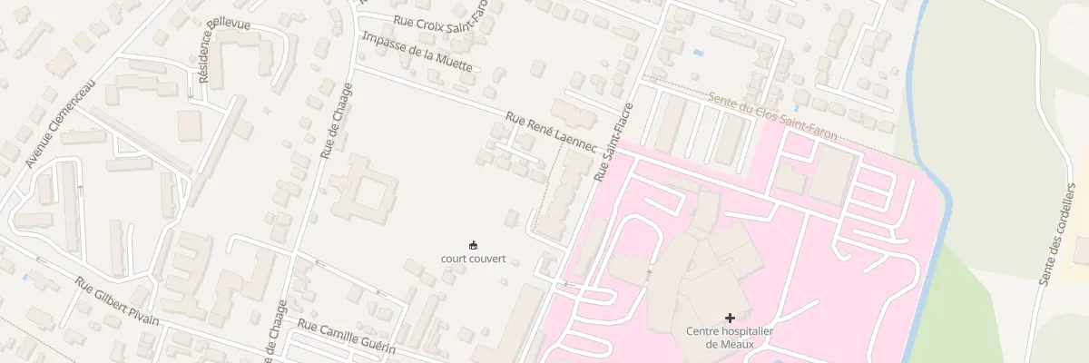 Plan du 25 Rue Saint Fiacre à Meaux