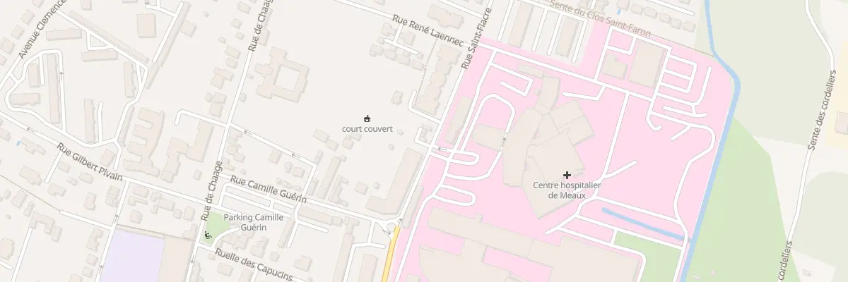 Plan du 13 Rue Saint Fiacre à Meaux