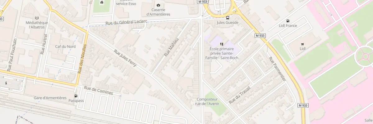 Plan du 24B Rue de l’Abbe Doudermy à Armentières