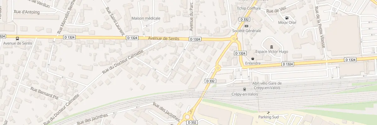 Plan du 7 Av Beauséjour à Crépy-en-Valois