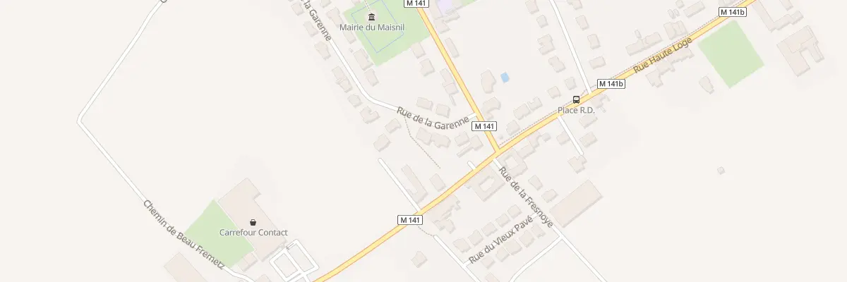 Plan du 32 Rue de la Garenne au Maisnil