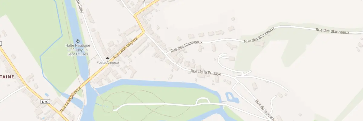 Plan du 33 Rue de la Puisaye à Rogny-les-Sept-Écluses