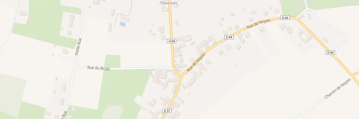 Plan du 49 Rue du Pavé Gay à Thiescourt