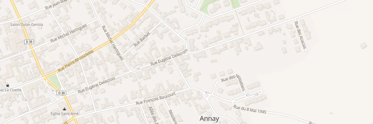 Plan du 4 Rue du 8 Mai 1945 à Annay