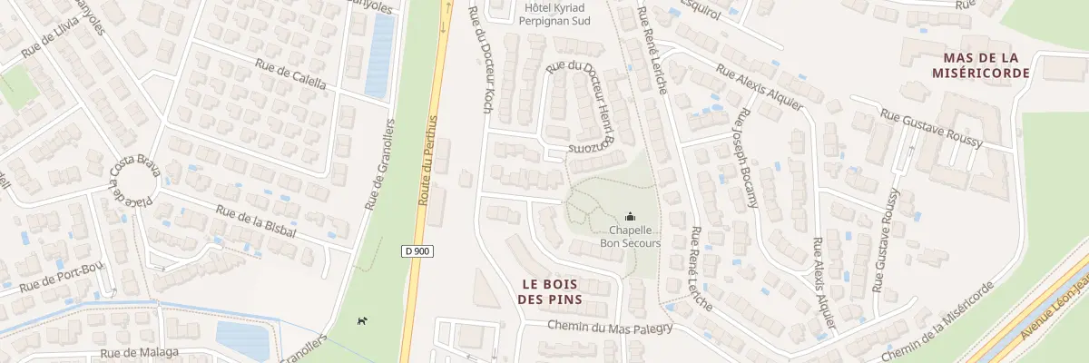 Plan du 11 Rue du Dr Bouillaud à Perpignan