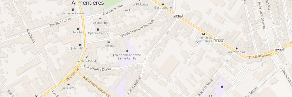 Plan du 3 Rue Arthur Defer à Armentières