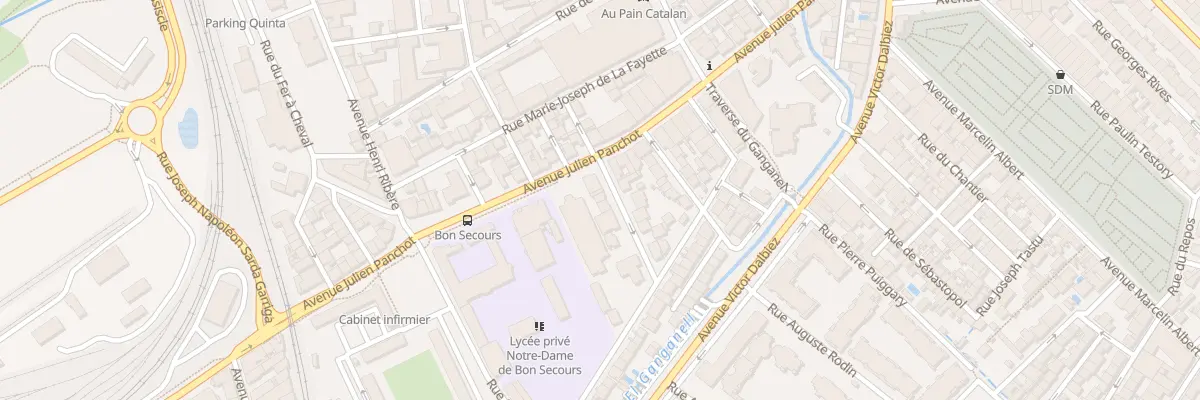 Plan du 4 Rue Alart Julien Bernard à Perpignan