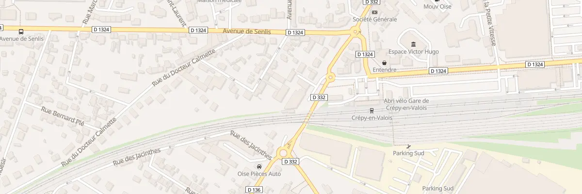 Plan du 10 Av Levallois Perret à Crépy-en-Valois