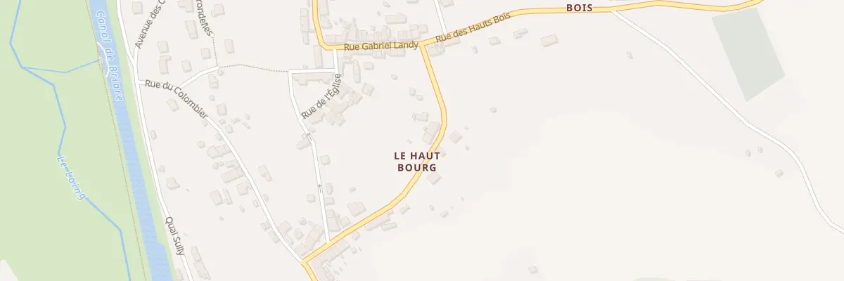 Plan du 29 Rue de la Grande Montagne à Rogny-les-Sept-Écluses