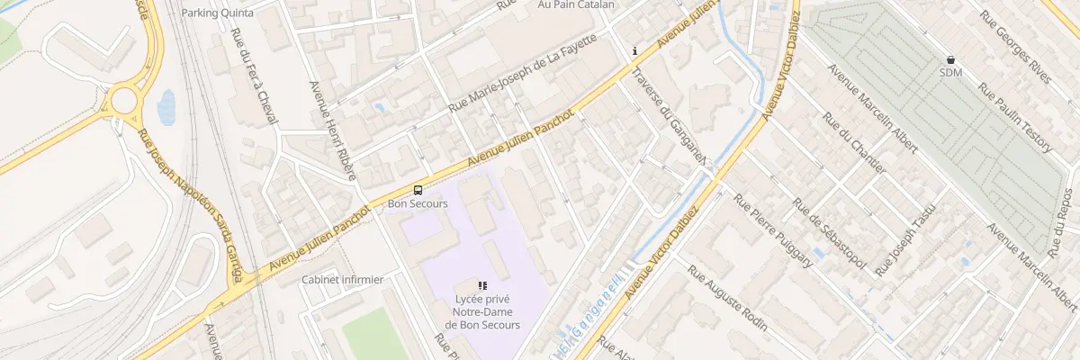 Plan du 6 Rue Alart Julien Bernard à Perpignan