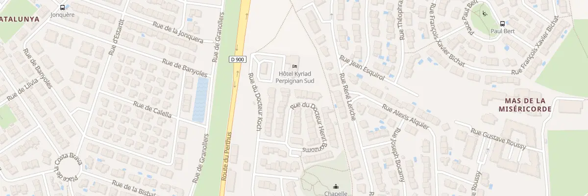 Plan du 44B Rue du Docteur Henri Bonzoms à Perpignan
