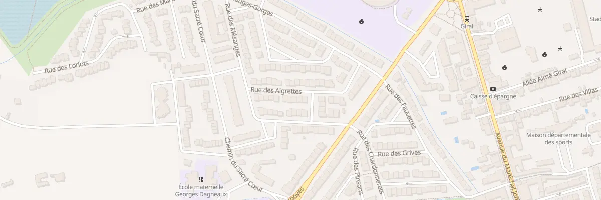 Plan du 23 Rue des Aigrettes à Perpignan