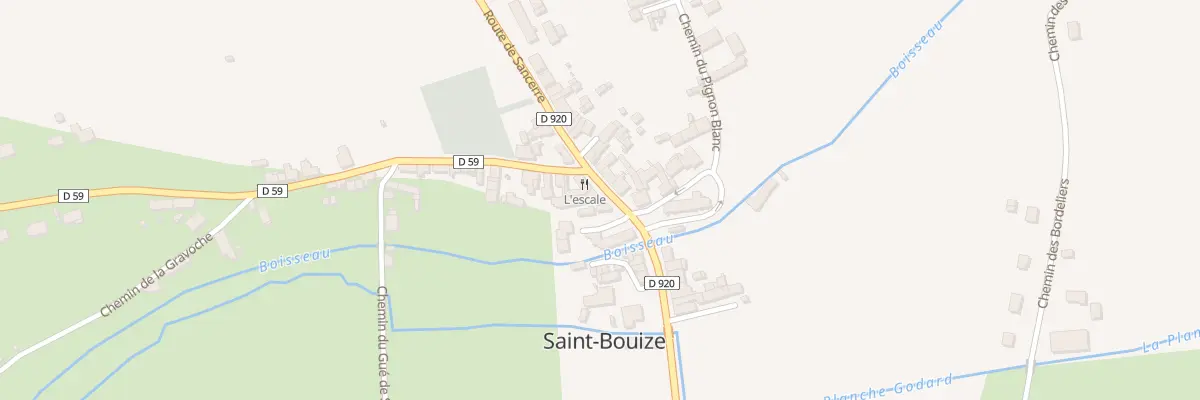 Plan du 9 Rte de Sancerre à Saint-Bouize