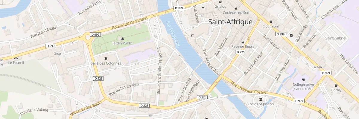 Plan du 12 Rue du Traupont à Saint-Affrique