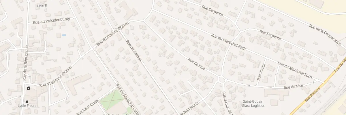 Plan du 25 Rue de Pise à Thourotte