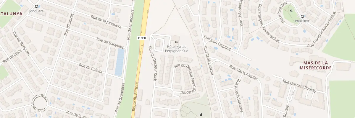 Plan du 42B Rue du Docteur Henri Bonzoms à Perpignan