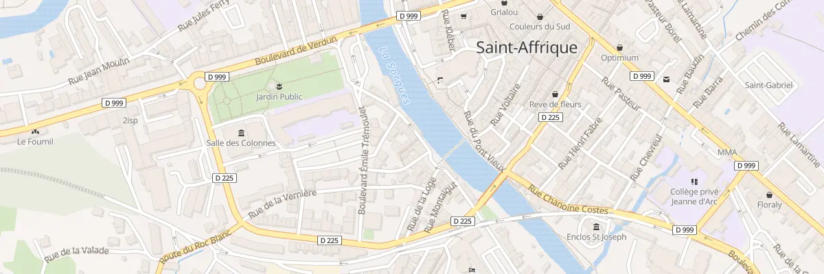 Plan du 14 Rue du Traupont à Saint-Affrique