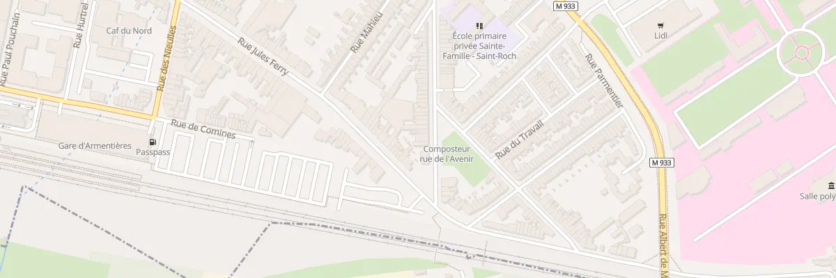 Plan du 52 Rue de l’Abbe Doudermy à Armentières