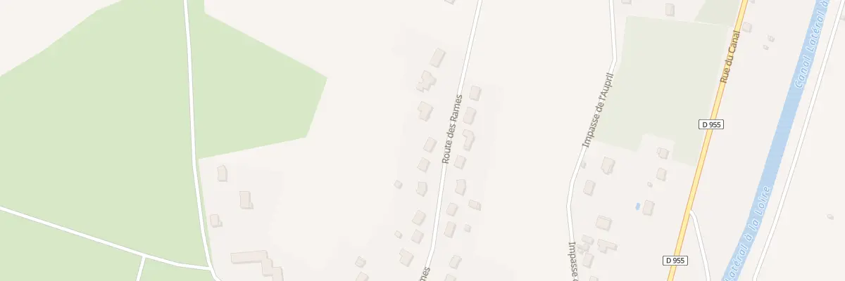 Plan du 29 Rte des Rames à Bannay