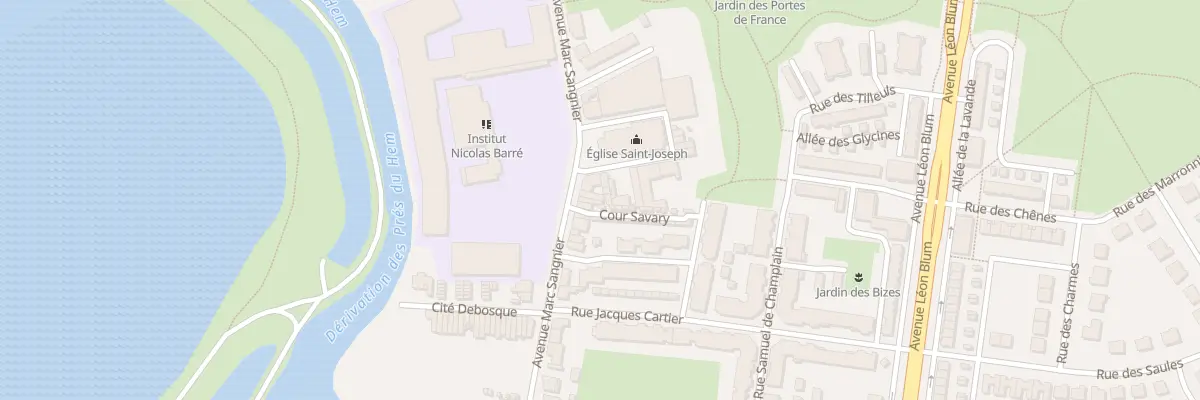 Plan du 94 Av Marc Sangnier à Armentières