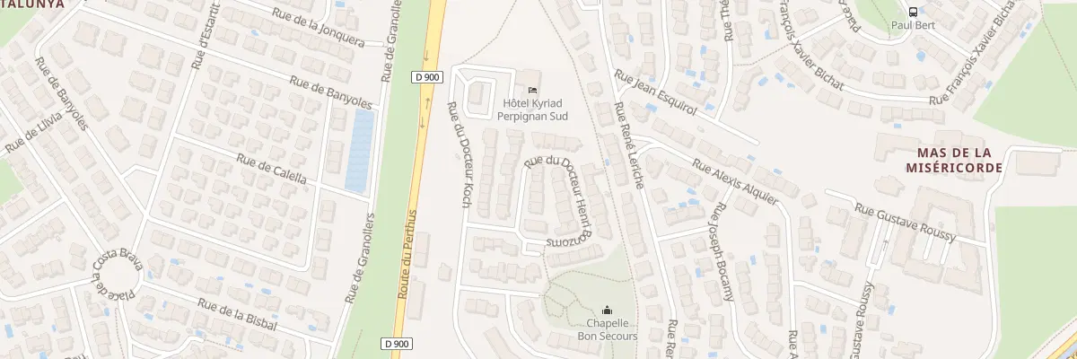 Plan du 21B Rue du Docteur Henri Bonzoms à Perpignan