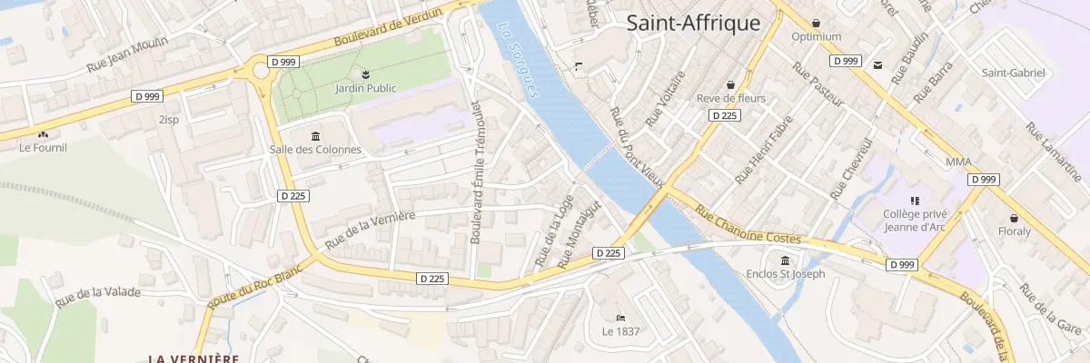 Plan du 22 Rue du Traupont à Saint-Affrique