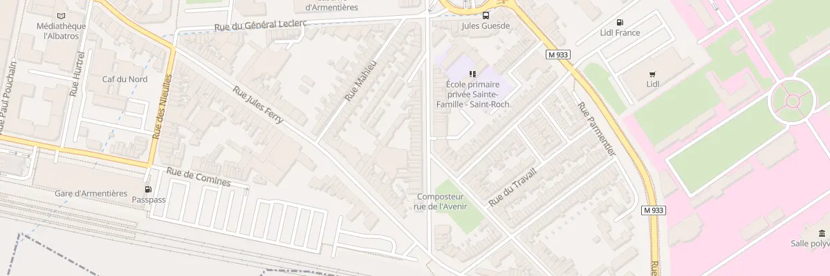 Plan du 32 Rue de l’Abbe Doudermy à Armentières