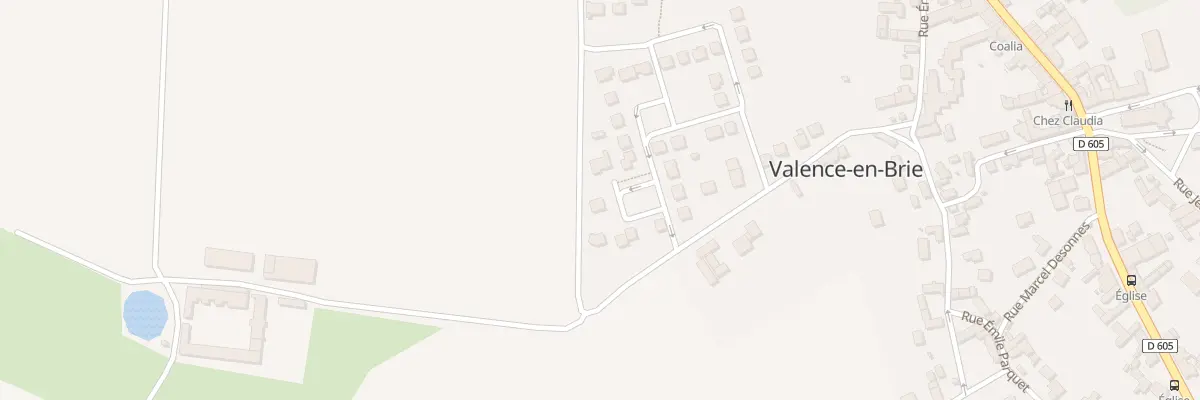Plan du 12 Rue des Cornouillers à Valence-en-Brie