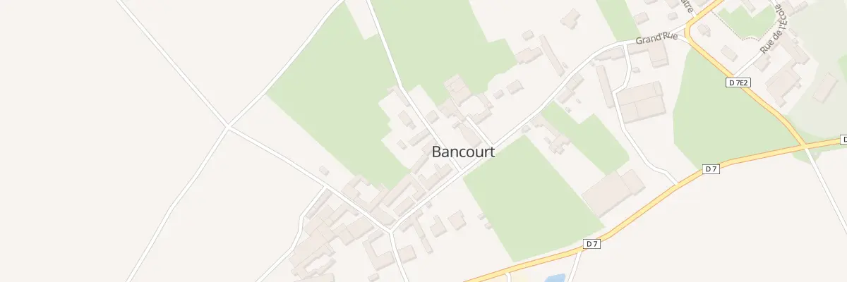 Plan du 2 Rue Voie des Pretres à Bancourt