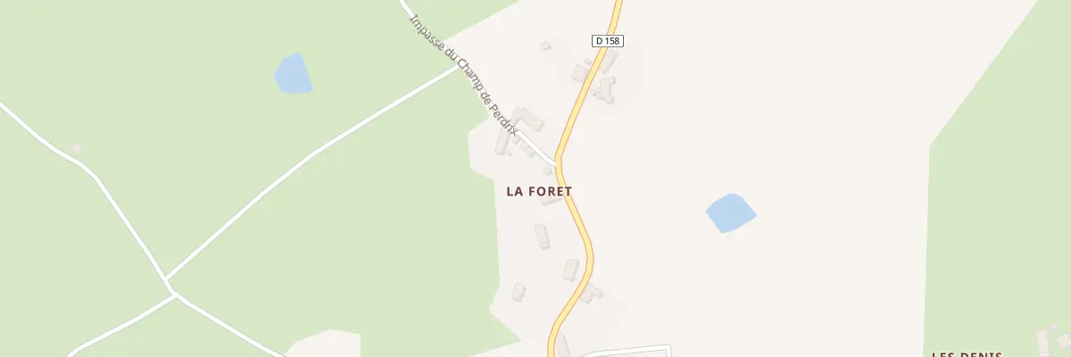 Plan du 5137 La Foret à Beaune-d’Allier